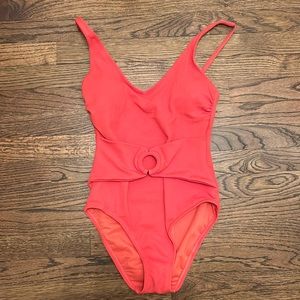 ELLEN TRACY “earthy red” one piece suit size 6